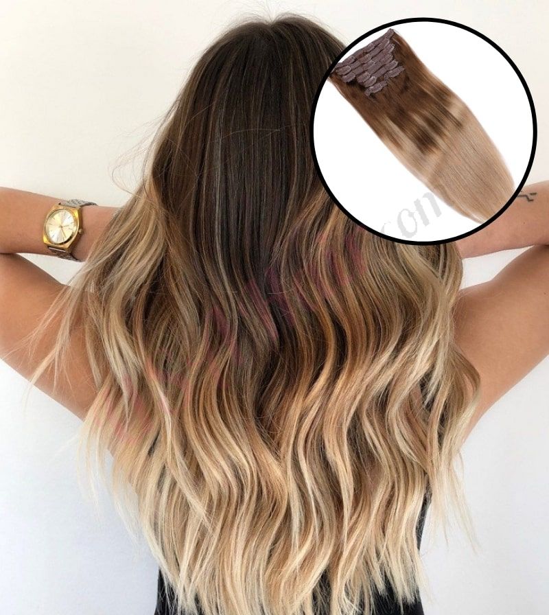 Ombre Clip in Hair Extensions - Order Ombre Hair Extensions Clip in