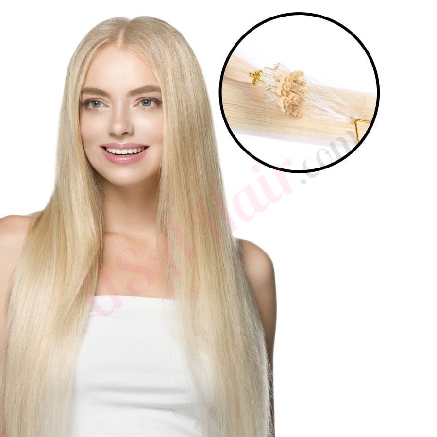 Platinum Blonde Hair Extensions and Platinum Blonde Wigs