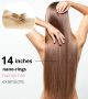 14 Inch Nano-rings Hair Extensions (Nano-Beads) - Human Hair