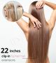 22 Inch Clip-in Hair Extensions - Human Hair