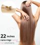 22 Inch Nano-rings Hair Extensions (Nano-Beads) - Human Hair