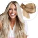 Dark Blonde Balayage Sew-in Hair Extensions (Hair Weave) - Human Hair