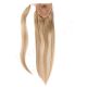  Dark Blonde Balayage Wrap Ponytail Hair Extensions - Human Hair 18 Inches