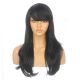 DM1810770-v4 Black Long Synthetic Hair Wig with Bang