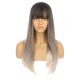 DM2031258-v4 Ombre Ash Blonde Long Synthetic Hair Wig with Bang 