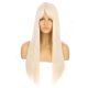 DM2031353-v4 White Blonde Long Synthetic Hair Wig with Bang 