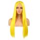 FU1904705 - Long Yellow Synthetic Hair Wig [Final Sale]