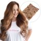 clip in extensions Honey Brown (#12) 