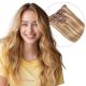 Honey Brown & Ash Blonde #12/24 Clip-in Hair Extensions - Human Hair