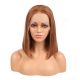 Bella - Short Brunette Remy Human Hair Wig 14 Inches Bob Wig [Final Sale]