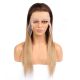Ava - Long Ombre Blonde Remy Human Hair Wig 18 Inches [Final Sale]