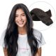 Black/Brown #1b Sew-in Hair Extensions (Hair Weave) - Human Hair