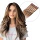 Ombre Balayage Invisible Wire Extensions - Human Hair 