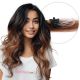 Ombre Chestnut Brown Micro-loop Hair Extensions (Micro-Beads) - Human Hair