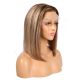 Zoey #2 - Short Ombre Blonde Remy Human Hair Wig 14 Inches Bob Wig [Final Sale]