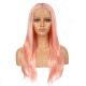 G170728020-v2 - Long Pink Synthetic Hair Wig 