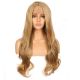 G1904808B-v2 - Long Strawberry Blonde Synthetic Hair Wig 