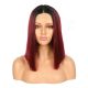 FU1808571-v2 - Short Burgundy Synthetic Hair Wig