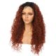 FU1901643-v2  - Long Dark Auburn Synthetic Hair Wig 