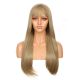 DM1707546-v4 - Long Golden Blonde Synthetic Hair Wig With Bang 