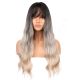 DM2031301-v4 - Long Ombre Gray Synthetic Hair Wig With Bang 