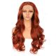G1611041C-v3 - Long Red Synthetic Hair Wig 