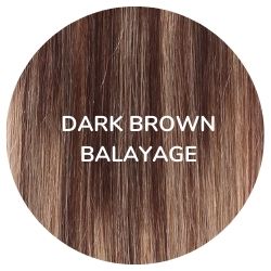 Dark brown & blonde balayage