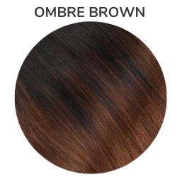 Ombre chestnut brown