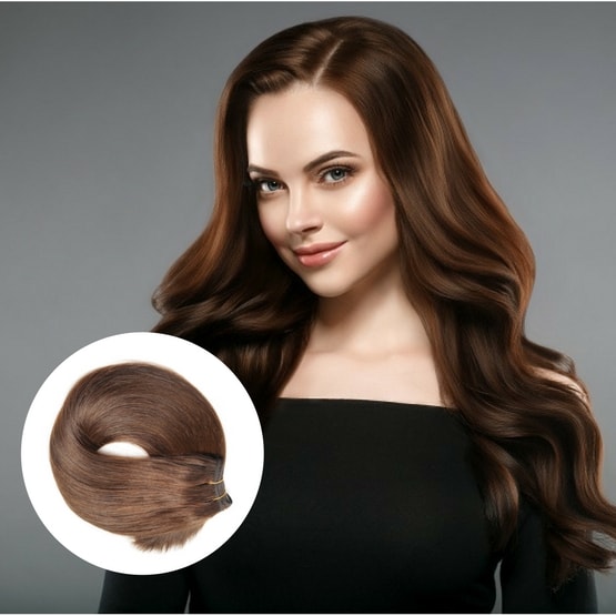 Hair wefts indian remy hair extensions